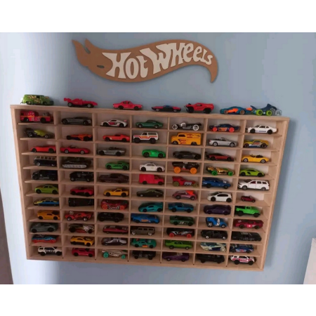 Półka na autka /resoraki typu HOT WHEELS do montażu